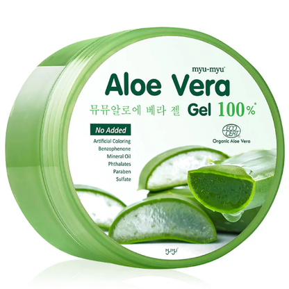 Myu-myu Aloe Vera Gel 300g - Natural Moisturizer & Soothing Gel
