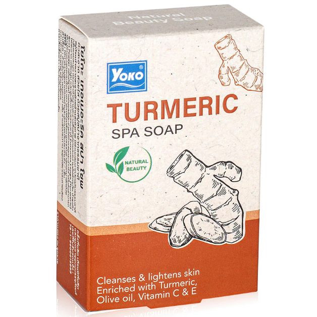 Yoko Turmeric Spa Soap - 90g Pack of 2 for Radiant Skin