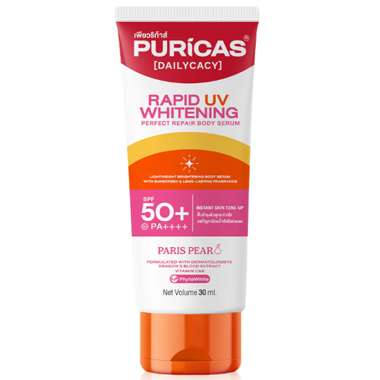 Puricas Rapid UV Whitening & Repair Body Serum - 30ml