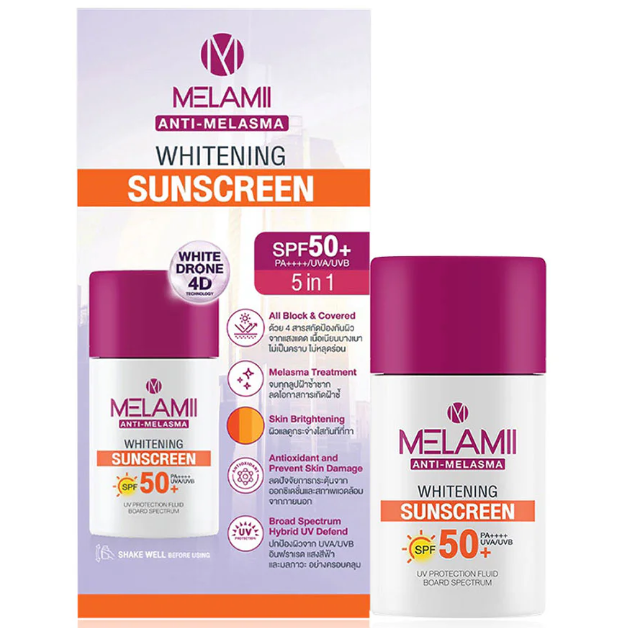 Melamii - Anti Melasma Sunscreen SPF50+ PA+++ 30ml.