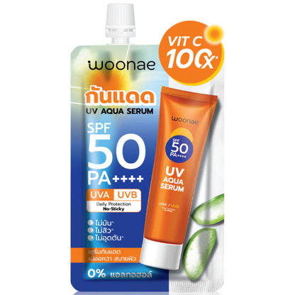 Woonae UV Aqua Serum SPF50+ PA++++ – 15g (Pack of 3)