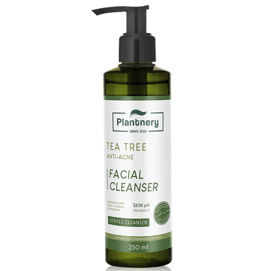 Plantnery Tea Tree Facial Cleanser 250ml - Deep Cleansing & Refreshing