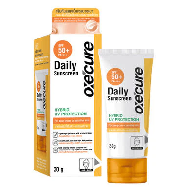 Oxe Cure Acne Sunscreen SPF 50+ PA++++ - Lightweight Gel-Cream for Sensitive & Acne-Prone Skin