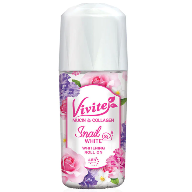 Vivite Snail White Whitening Roll-On 45ml - Pack of 2