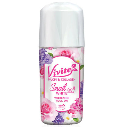 Vivite Snail White Whitening Roll-On 45ml - Pack of 2
