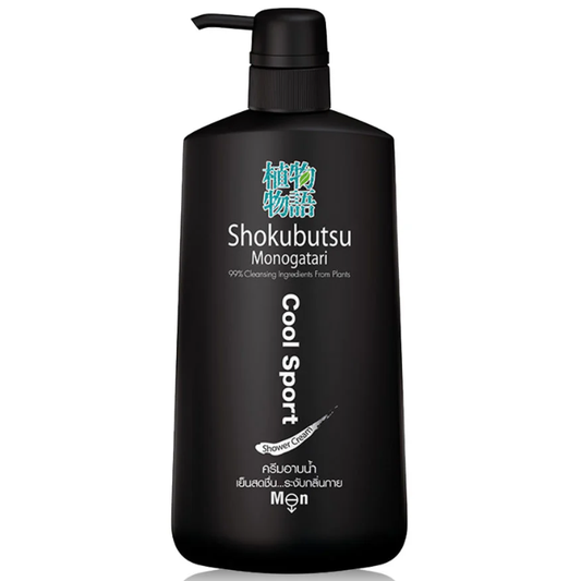 Shokubutsu Monogatari Bath for Men - Cool Spot 500ml | Refreshing Men's Body Wash