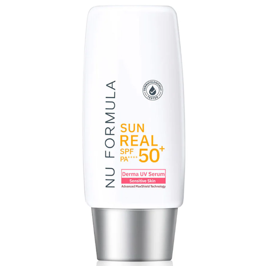 Nu Formula Sun Real SPF 50+ PA++++ Derma UV Serum 40g – Broad Spectrum, Gentle & Reef-Safe