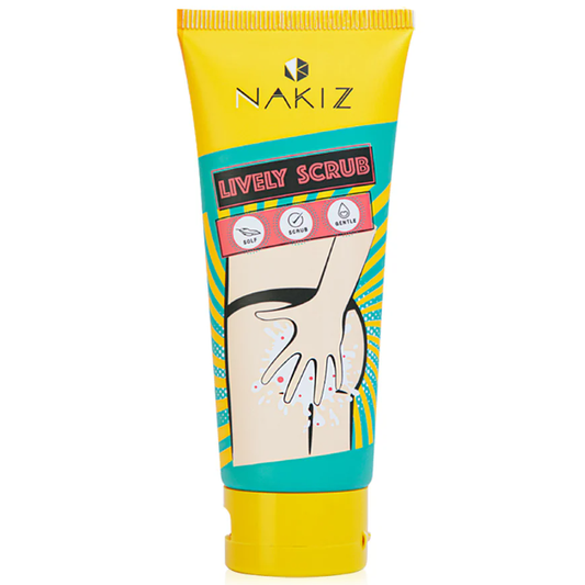 Nakiz Lively Scrub 100g – Gentle Body Exfoliator for Sensitive Skin