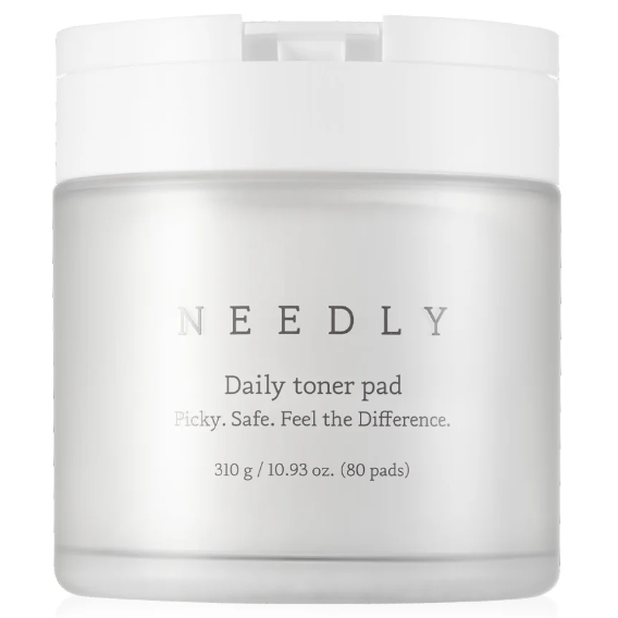 Needly Daily Toner Pads – 80 Count (310g) for Refreshing Skincare