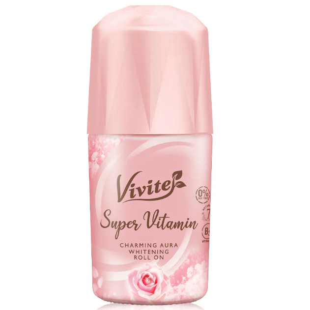 Vivite Super Vitamin Whitening Roll-On 20ml - Pack of 2 for Bright, Fresh Underarms