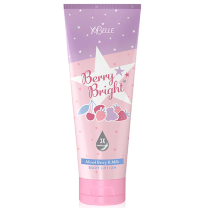 Yobelle Berry Bright Body Lotion with Mixed Berries & Milk 200ml