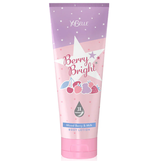 Yobelle Berry Bright Body Lotion with Mixed Berries & Milk 200ml