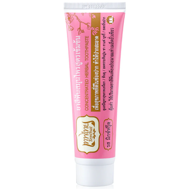 Tepthai Herbal Toothpaste - Mixed Fruit Flavor 70g (Pack of 3)