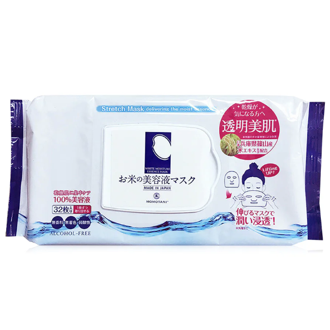 Momotani - White Moisture Essence Mask 32 Sheets