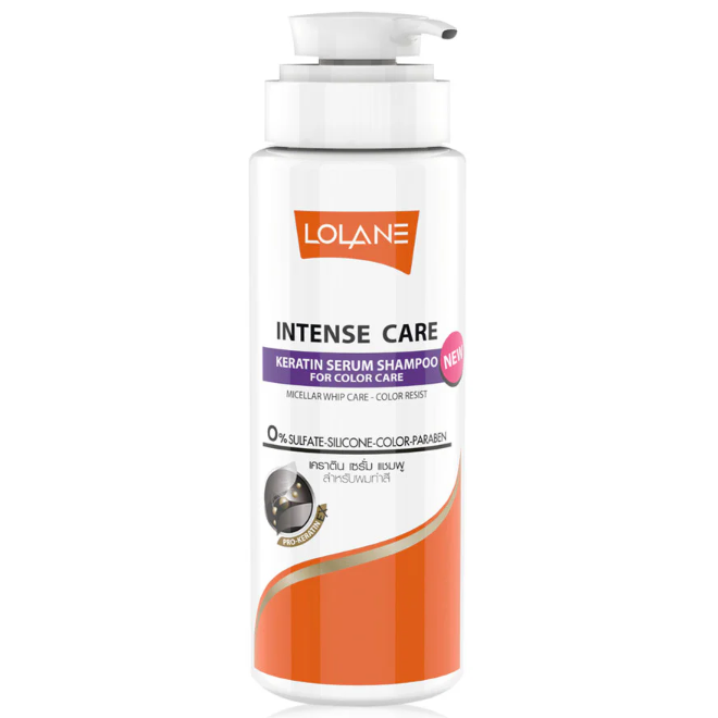 Lolane Intense Care Keratin Serum Shampoo for Color-Treated Hair 400ml