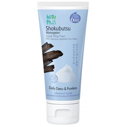 Shokubutsu Monogatari Facial Whip Foam – Daily Detox & Pore Refinement 100g