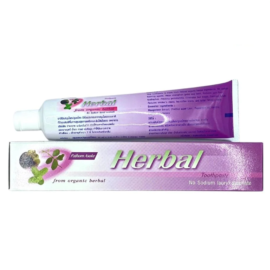 Pathom Asok Herbal Toothpaste - Long-Lasting Freshness 100g