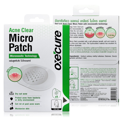 Oxe Cure Acne Clear Micro Patch - Fast-Acting Acne Treatment (9 Patches)