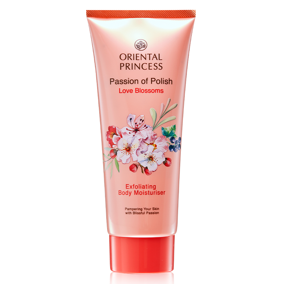 Oriental Princess Passion of Polish Love Blossoms Exfoliating Body Moisturizer 200g
