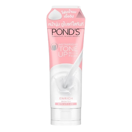 Pond's Instabright Tone Up Milk Foam - Brightening Face Wash, 100g