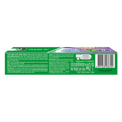 Darlie Double Action Multicare Toothpaste 140g - Pack of 2