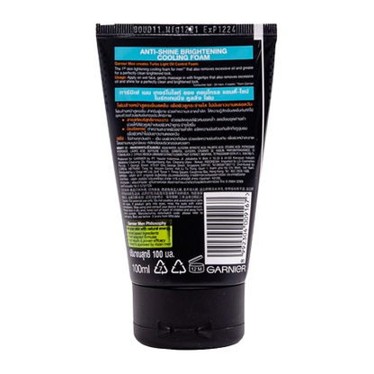 Garnier Men Turbo Light Oil-Control Cooling Foam 100ml