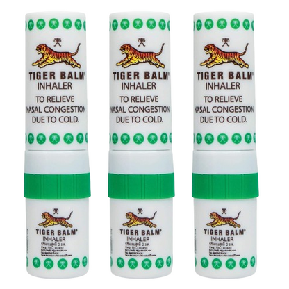 Thai Herbal Inhaler Set - 5 Types, 3 Pieces Each for Respiratory Relief