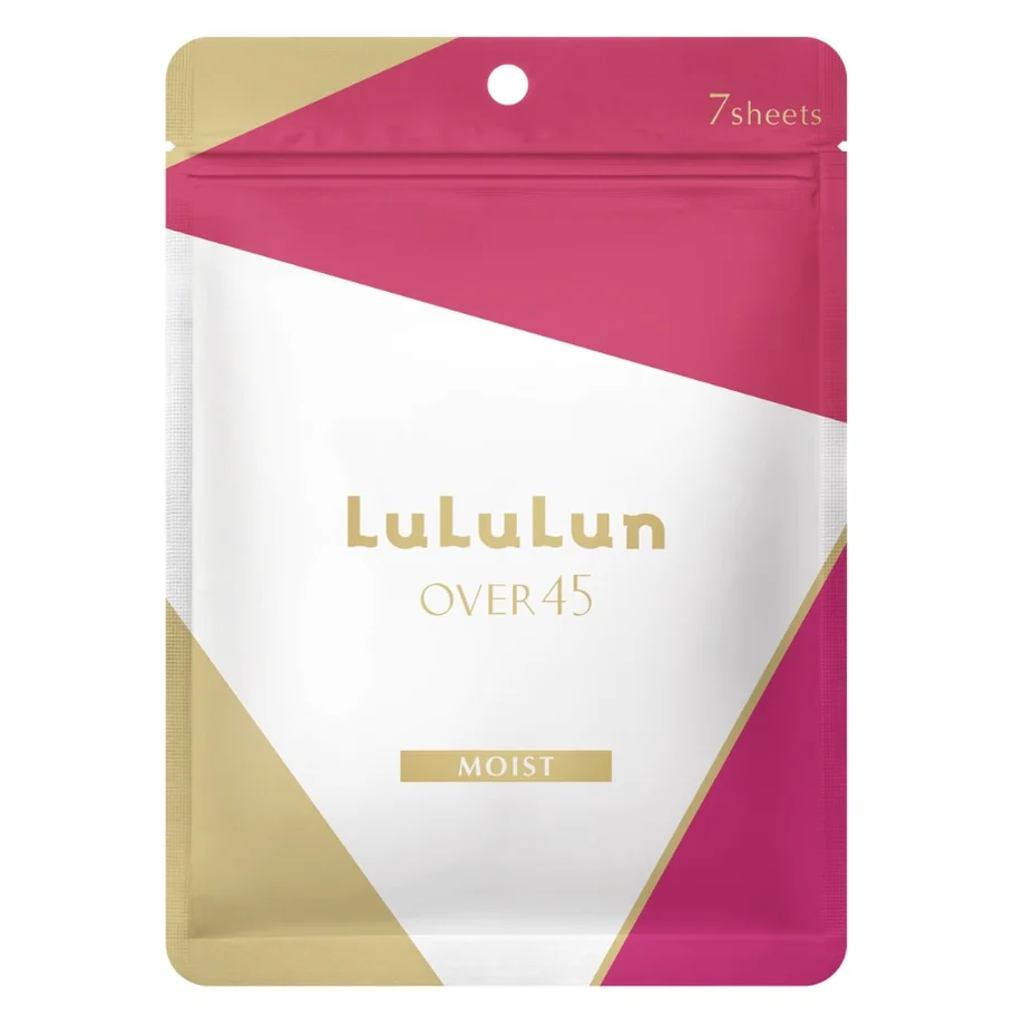 Lululun Over 45 Moisturizing Face Mask - Pack of 3 (7 Sheets Each) - Made in Japan