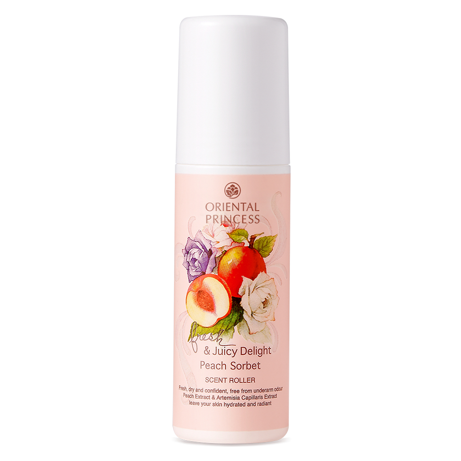 Oriental Princess Fresh & Juicy Delight Peach Sorbet Scent Roller 70ml