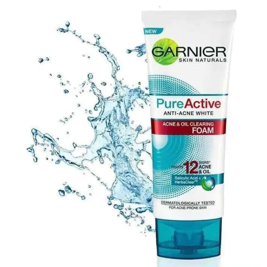 Garnier Pure Active Anti-Acne & Oil-Control Foam 100ml