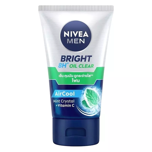 Nivea Men Bright Oil 8H Clear Foam - Air Cool 100g