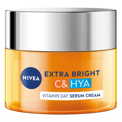 Nivea Bright C & Hya Serum Cream 50ml – Brightening & Hydrating Day Care