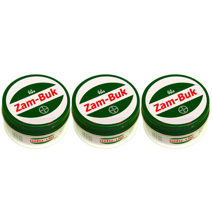 ZamBuk Balm 36g Pack of 3 - Traditional Thai Herbal First Aid Ointment