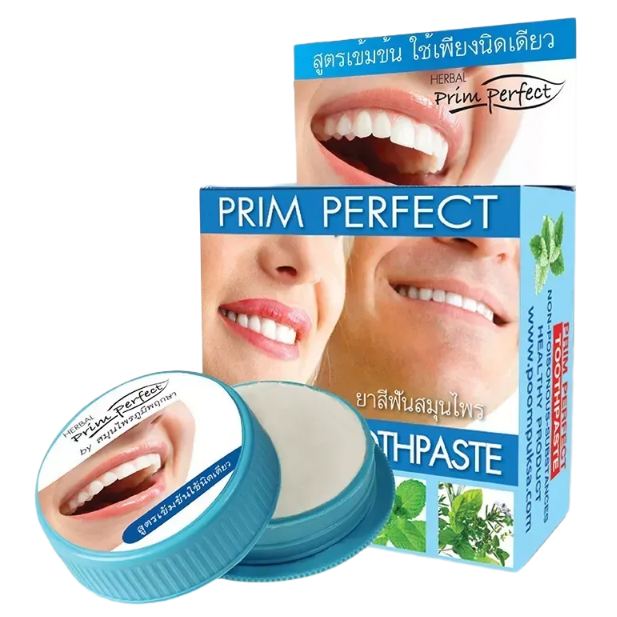 Poompuksa Prim Perfect Herbal Toothpaste - Pack of 3 | Made in Thailand
