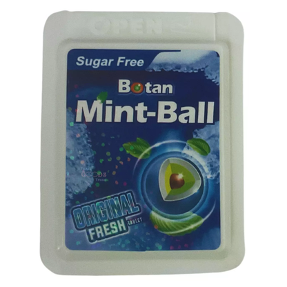 Botan Mint Ball - Refreshing Mint Candy 4g (Pack of 20)