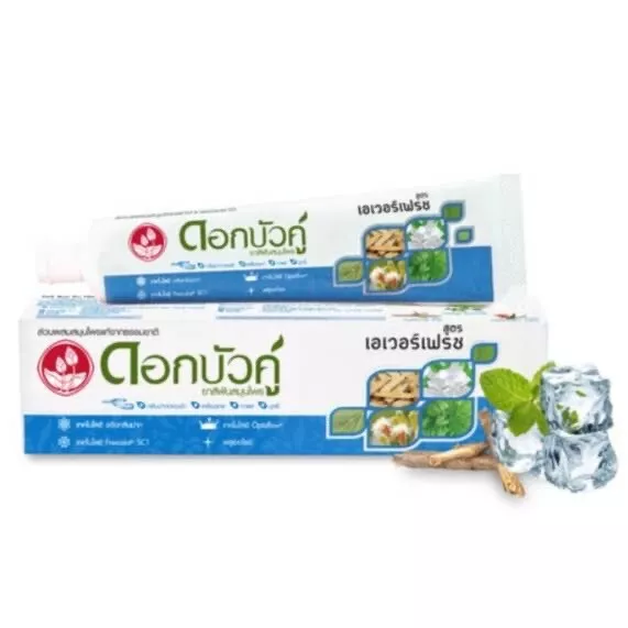Twin Lotus Everfresh Toothpaste 150g – Crafted in Thailand for Fresh Breath & Strong Teeth