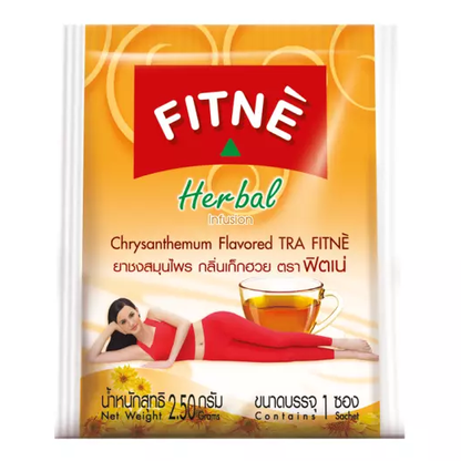 Fitne Chrysanthemum-Flavored Herbal Infusion Tea – 30 Tea Bags (2.5g each)