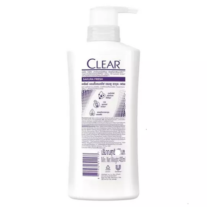 CLEAR - Anti-Dandruff Shampoo Sakura Fresh 370ml.