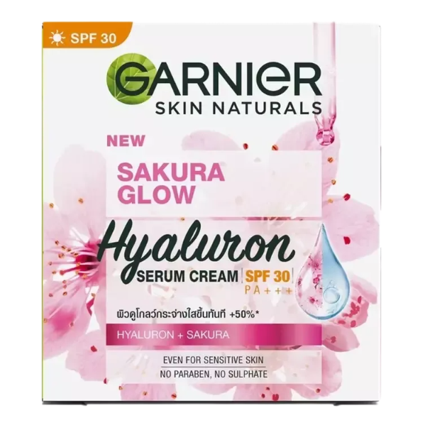 Garnier Sakura Glow Hyaluron Serum Cream SPF 30 - 50ml