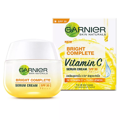 Garnier Bright Complete Vitamin C Serum Cream SPF 30 - 50ml