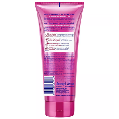 Nivea Extra Bright C & A Vitamin Body Lotion 320ml for Radiant Skin