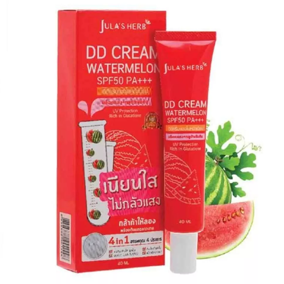 Jula's Herb Watermelon DD Cream SPF50 PA+++ 40ml – Brightening & Sun Protection