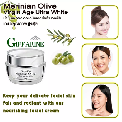 Giffarine Merinian Olive Virgin Age Ultra White 45g - Anti-Aging & Skin Brightening Cream