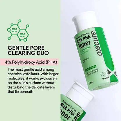 Oxe Cure Blackhead Clearing BHA & PHA Toner 150ml - Gentle pore cleanser for acne-prone skin