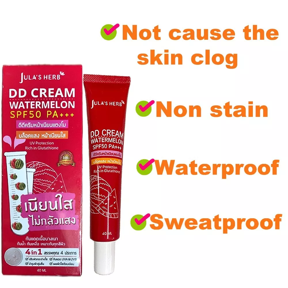 Jula's Herb Watermelon DD Cream SPF50 PA+++ 40ml – Brightening & Sun Protection