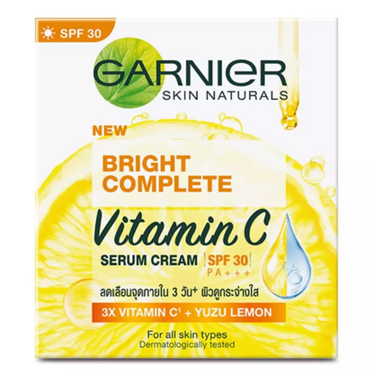 Garnier Bright Complete Vitamin C Serum Cream SPF 30 - 50ml