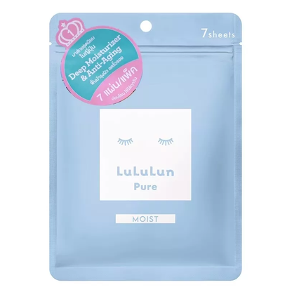 Lululun Pore-Refining Anti-Aging Face Mask | 3 Packs of 7 Sheets - Made in Japan