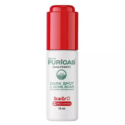 Puricas Dailycacy Brightening Booster Serum for Dark Spots & Acne Scars 15ml