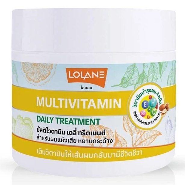 Lolane Multivitamin Daily Hair Treatment 250ml – Deep Nourishing and Repairing Solution