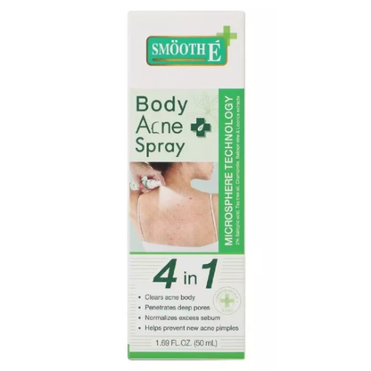 Smooth E Body Acne Spray 50ml – Effective Back & Body Acne Solution